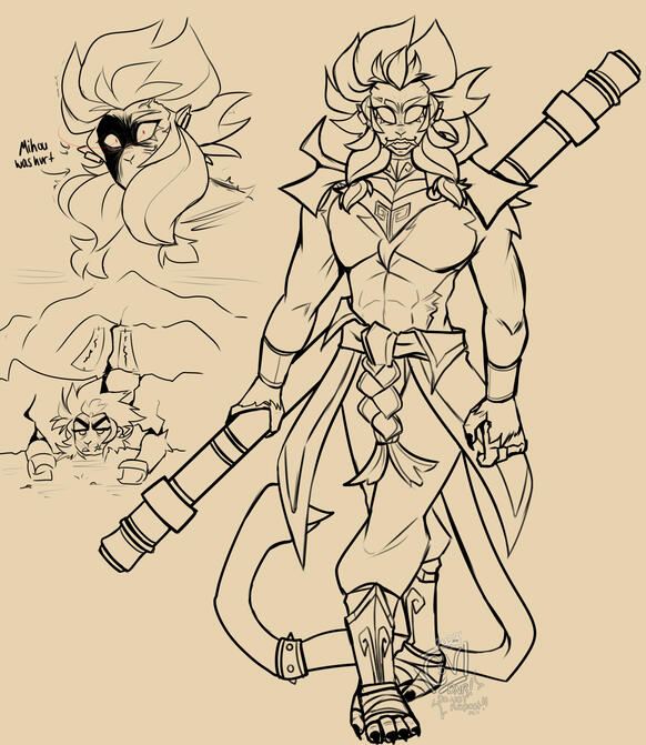 My redesign of Sun Wukong