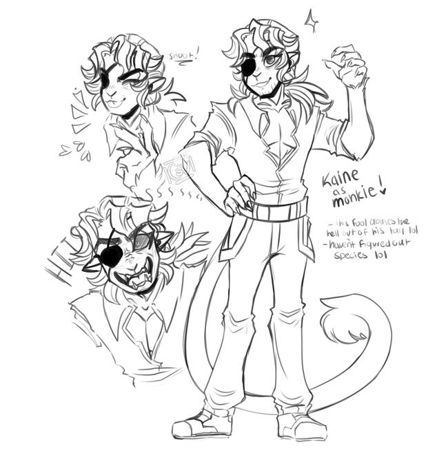 Monkiefied Kaine (OC)